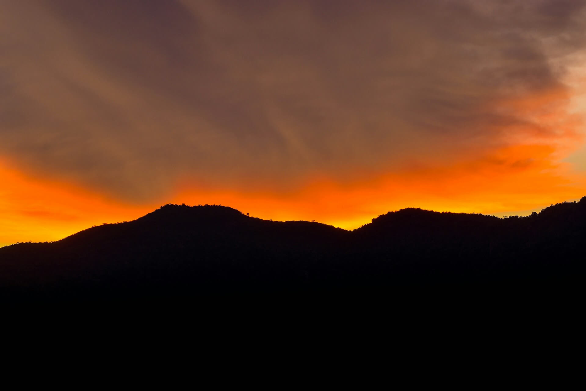 Sunrise Over the Mountains